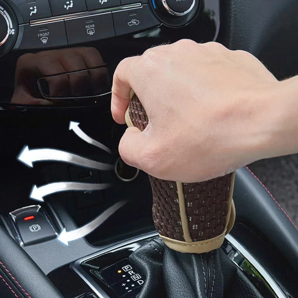 Auto Schaltknauf Abdeckung Getriebe Shift Nicht Slip Grip Griff Schutz – Bild 5