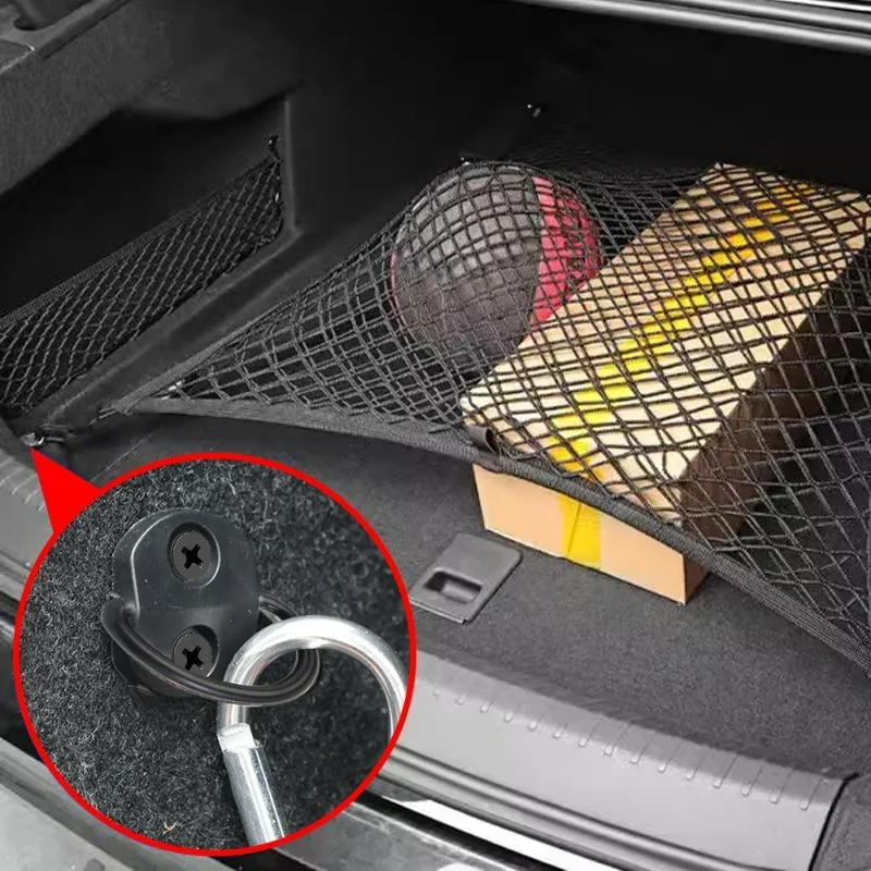 Auto Cargo Net Boden Haken Zubehör Hinten Stamm Boot Fracht Boden Net – Bild 5