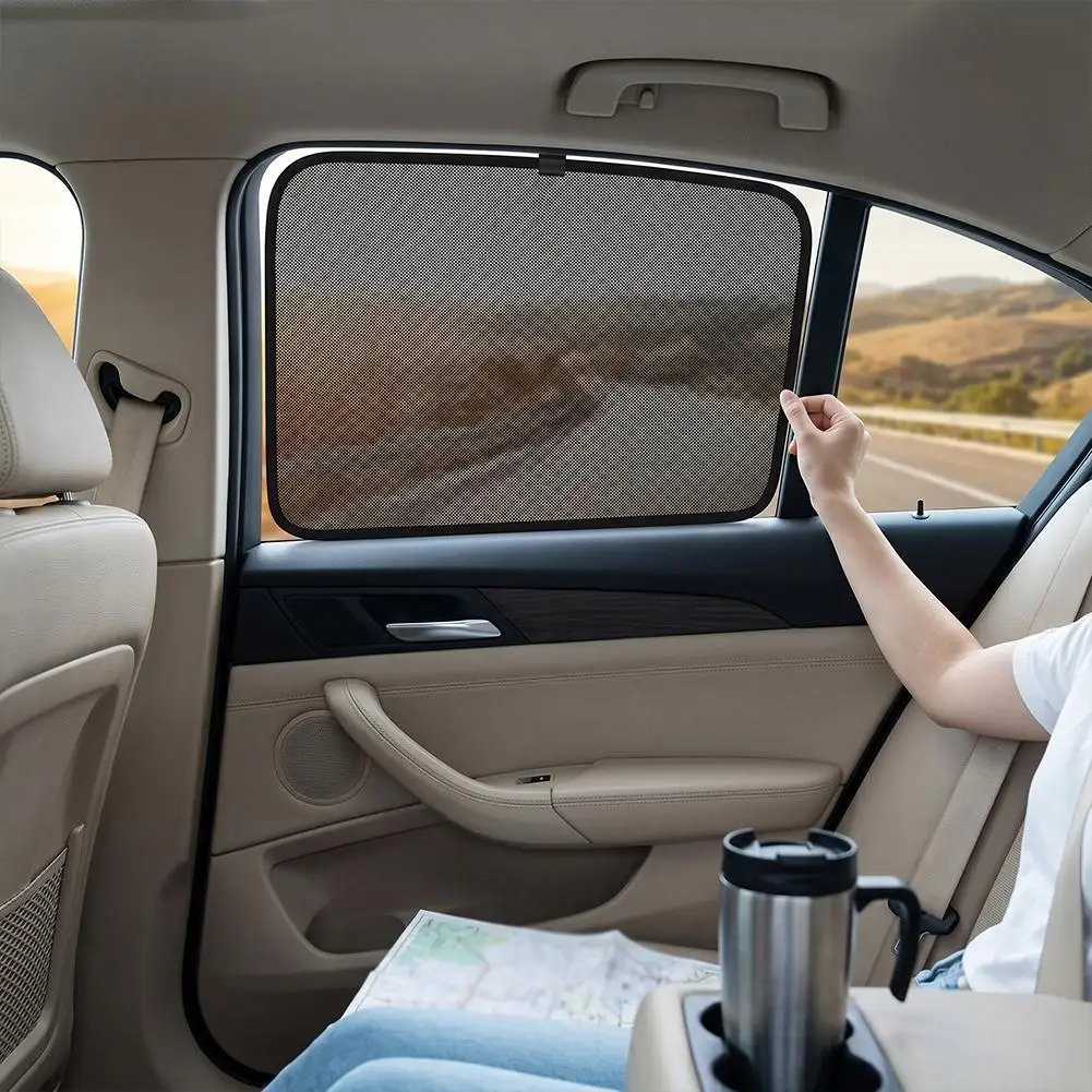 Auto-Sonnenschutz für die Frontscheibe und 4 Fenster, Kit – Bild 3