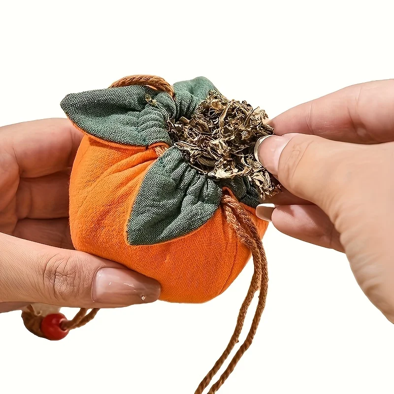 Räuchertasche mit Persimmon-Anhänger, kann am Rückspiegel oder im Auto – Bild 5