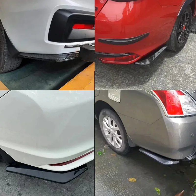 Universal Auto Hinten Lip Diffusor Splitter Spoiler Scratch (2 Stück) – Bild 6