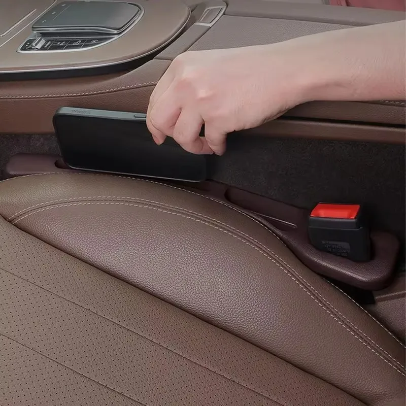Auto Sitz Lücke Füllstoff Sitz Spalt Lagerung Box Tasche (2 Stück) – Bild 3
