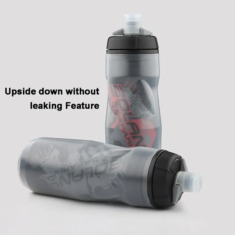 Bolany Bike Wasserflasche 600 ml Mountainbike-Wasserflasche PP5 Wärme – Bild 2