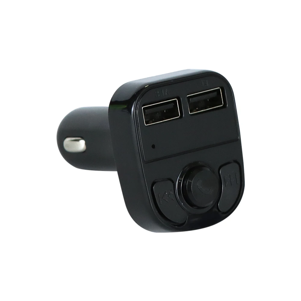 FM-Transmitter Bluetooth Kabelloses Auto-Kit Freisprecheinrichtung Dual-USB-Autoladegerät 3,1A MP3-Musik