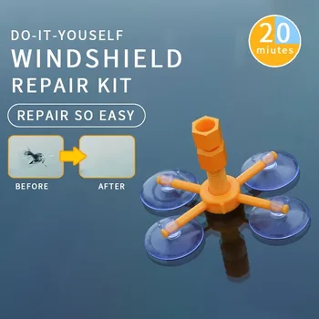 Windschutzscheibe Reparatur Kits DIY Auto Fenster Reparatur Werkzeuge Glas Kratzer Windschutzscheibe Riss