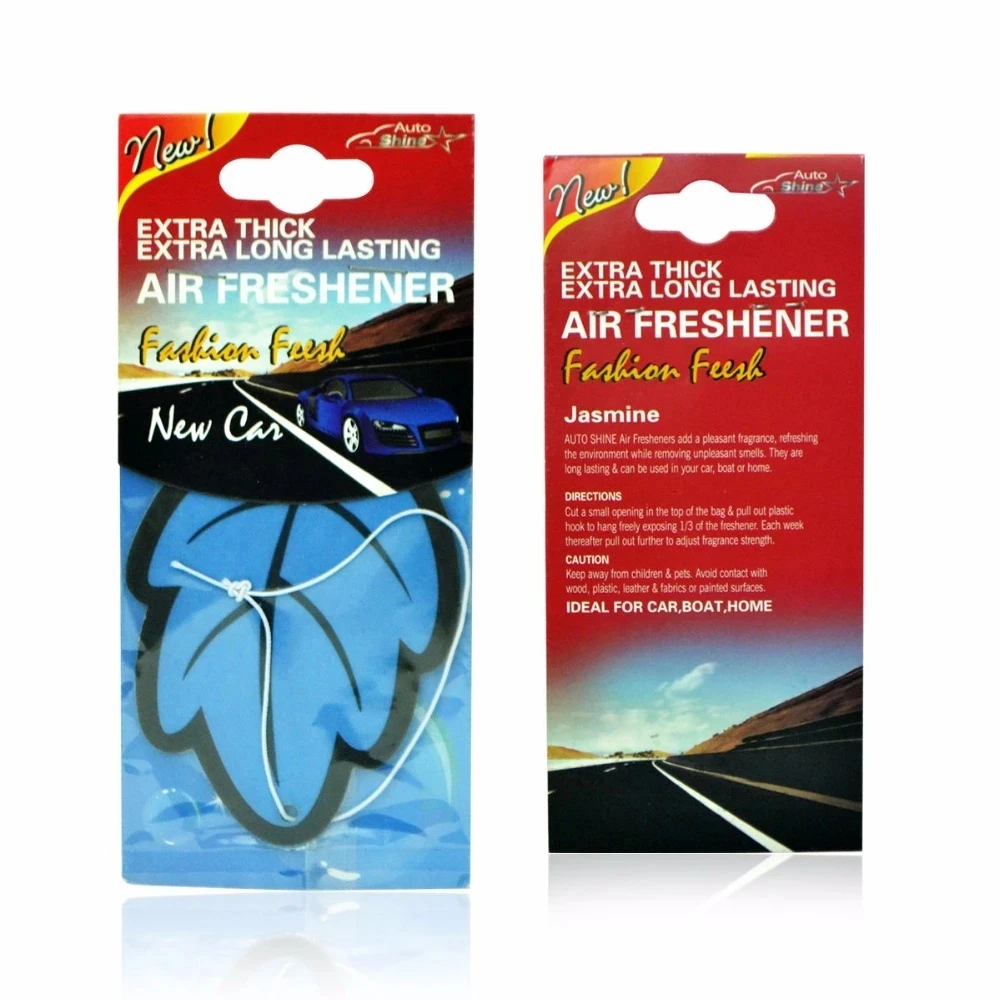 Auto Lufterfrischer Natürliche Duft Tee Papier Auto Hängen (6 Stück) – Bild 4