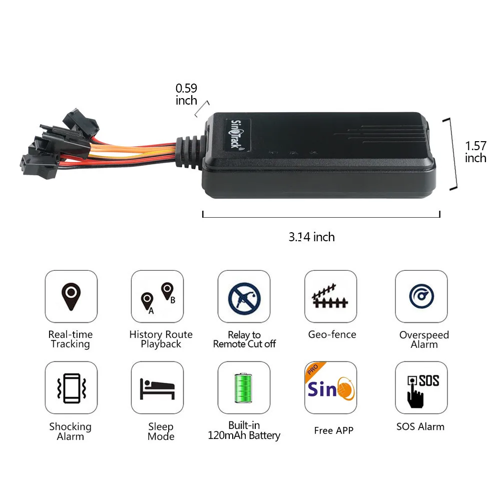 Auto-Diebstahlschutz 4G GPS-Tracker ST-906L für Auto – Bild 3