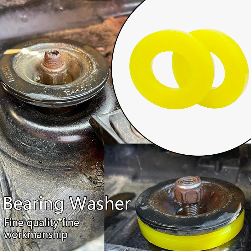 Gelb Suspension Stoßdämpfer Pads Auto Stamm Vorne Strut Top Mount Turm Kissen Ringe Lenkung System Schutz