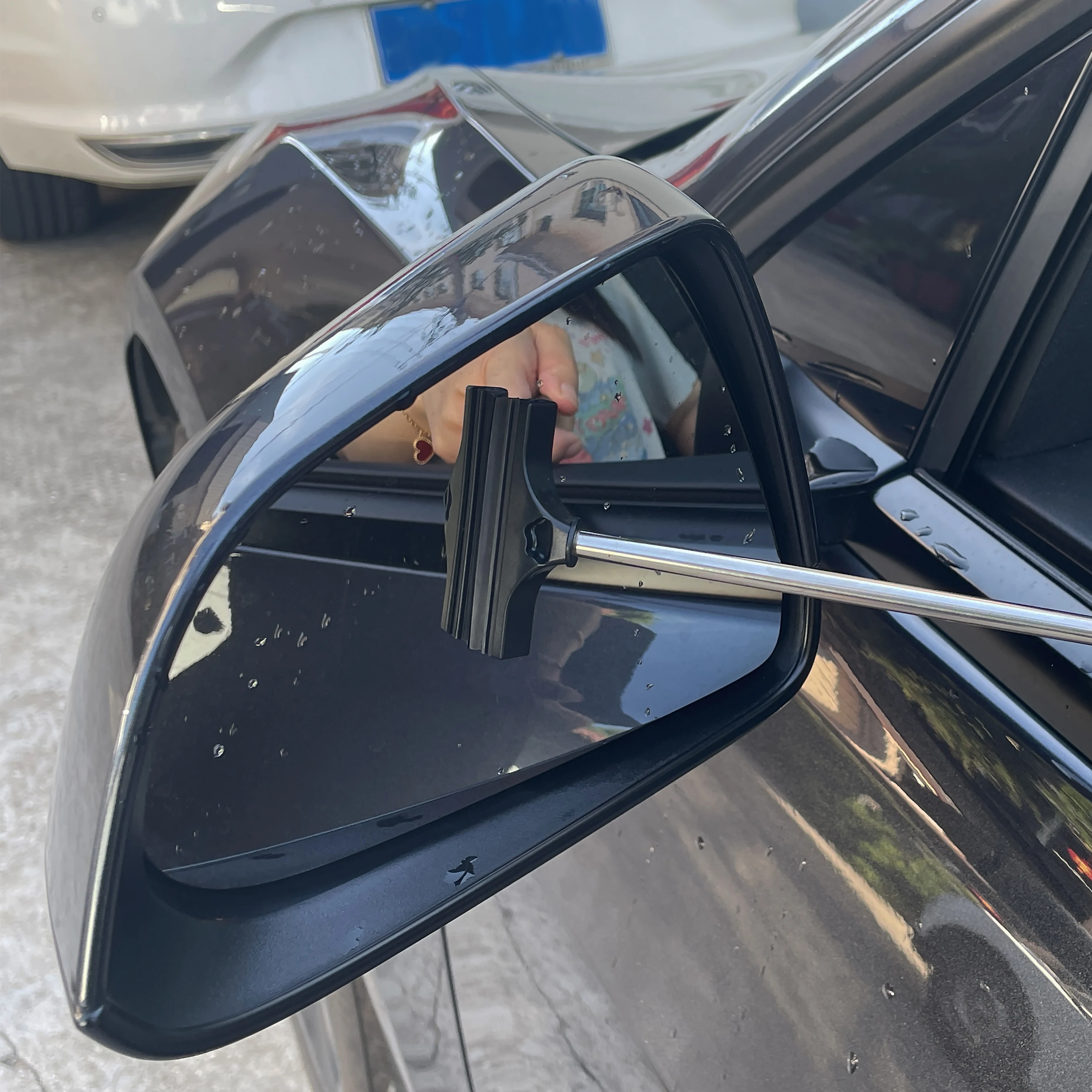 Auto-Rückspiegelwischer, Teleskopgriff, Auto-Rückspiegelwischer – Bild 3