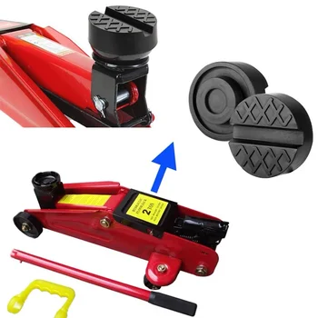 Auto Lift Jack Unterstützung Ständer Gummi Pads Rad Dolly Schlitz Boden Rahmen Schiene Adapter Reparatur