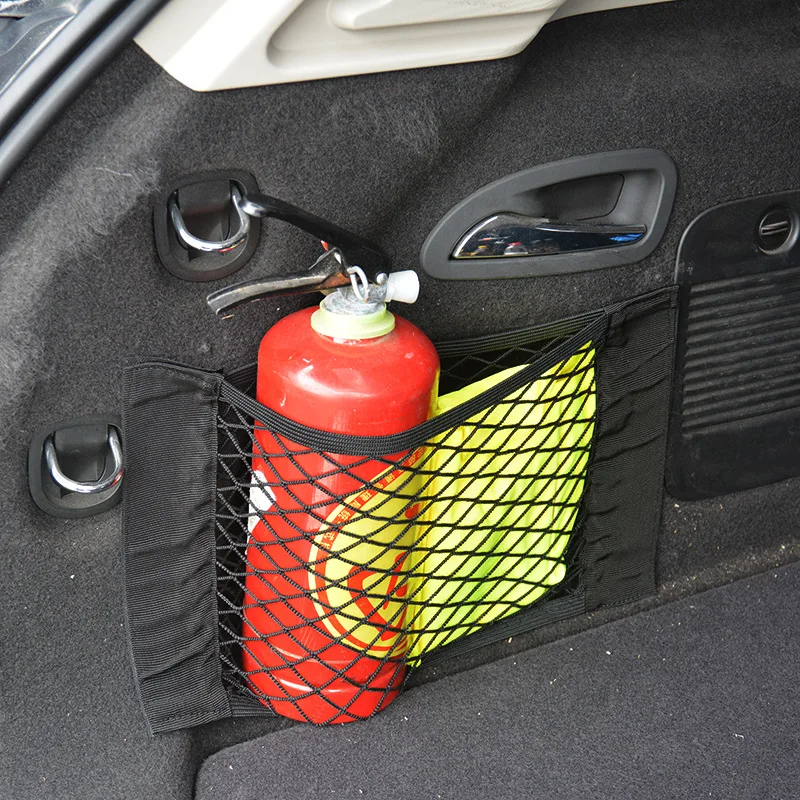 Auto Sitz Zurück Organizer Stamm Net Mesh Tasche Elastische String Net – Bild 2