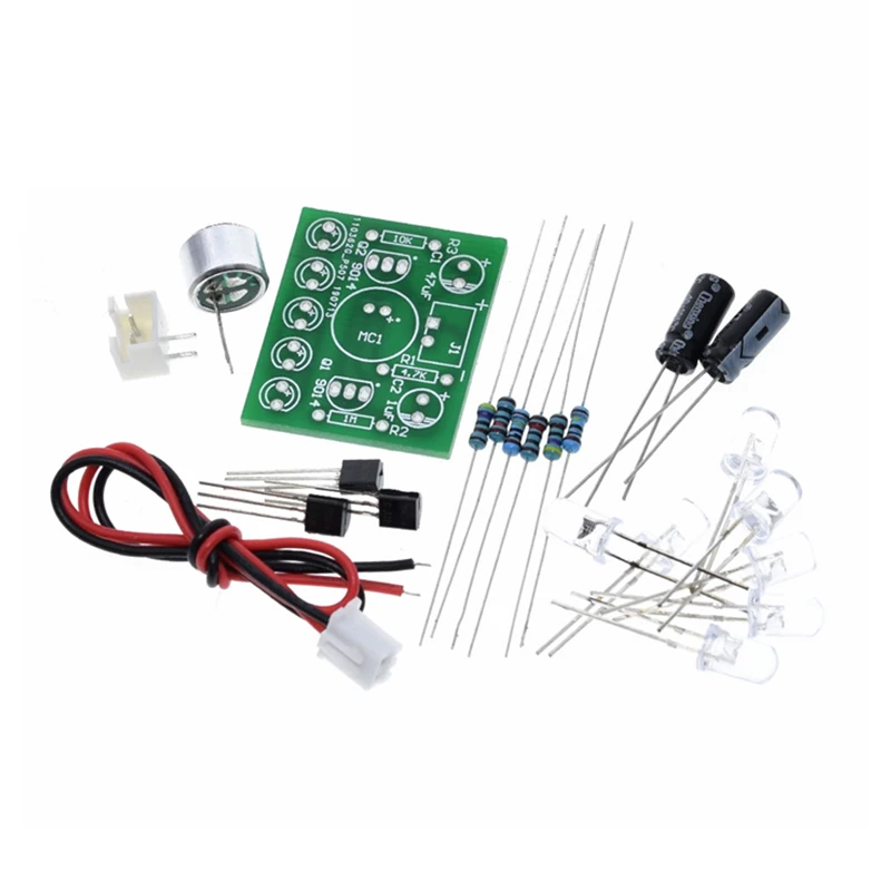 Elektronisches lustiges Kit, Sprachsteuerung, Melodie-Lampe – Bild 5