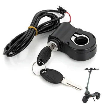 12V-72V E-Bike Zündschloss 2-Draht Zündschalter mit 2 Schlüsseln für Super 73 für Ridstar Q20 Elektro