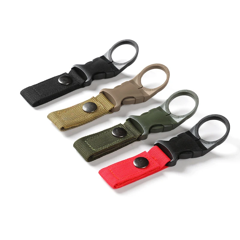 Gurtband Wasserflaschenhalter Klettern Karabiner Gürtel Rucksack – Bild 5