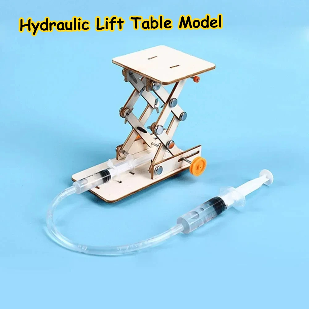 DIY Wissenschaftsspielzeug, hydraulisches Hubtischmodell, pädagogisches wissenschaftliches Experiment
