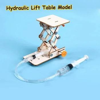 DIY Wissenschaftsspielzeug, hydraulisches Hubtischmodell, pädagogisches wissenschaftliches Experiment