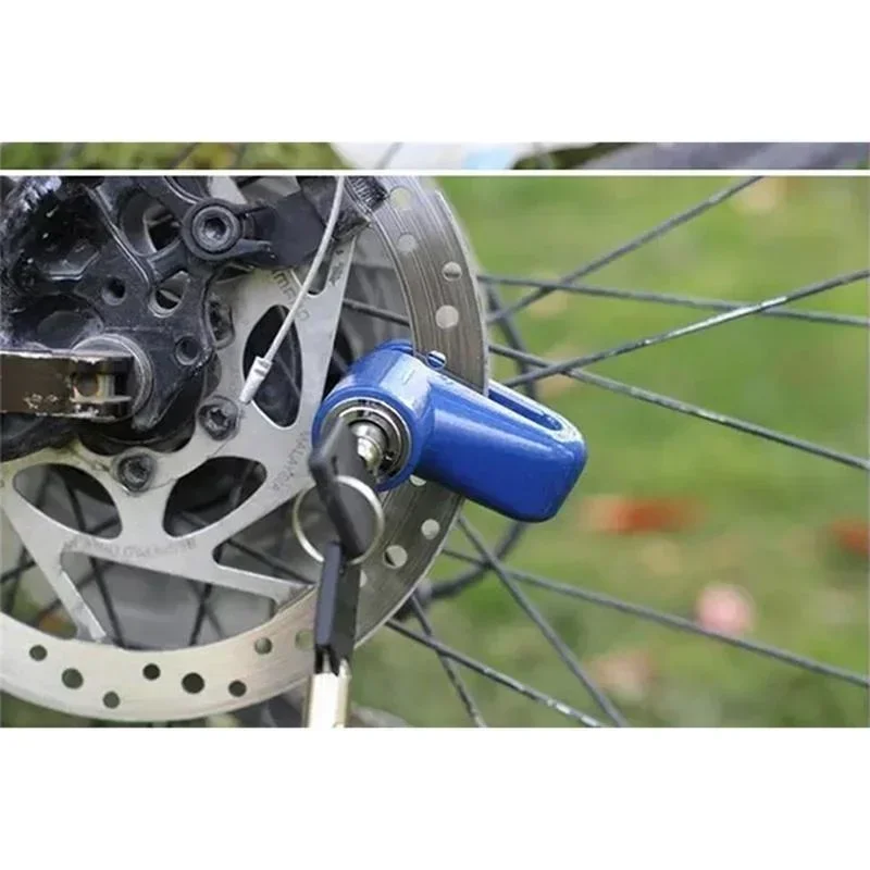 Motorrad Fahrrad Anti-Diebstahl Rad Scheiben brems schloss – Bild 2