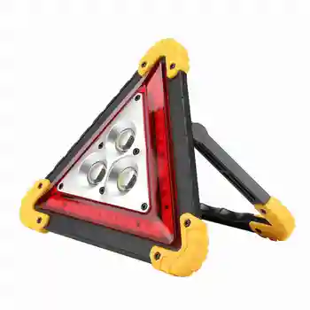 30 W Multifunktions-Auto-Dreiecks-Stoppschild für den Notfall, Sicherheits-Dreiecks-Stoppschild mit rotem