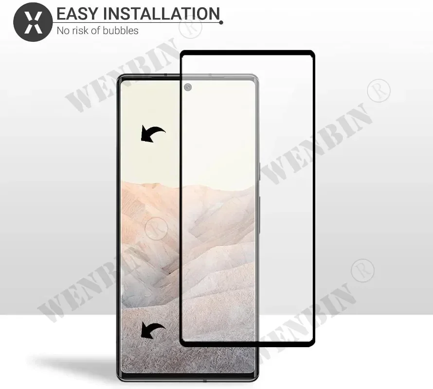 Gehärtetes Glas für Google Pixel 11 10 9 Pro XL 8 7 6 Pro 7A (3 Stück) – Bild 3