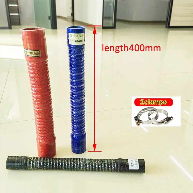 Auto Universal Silikon Flexible Schlauch Ladeluftkühler Schlauch Stahl – Bild 5