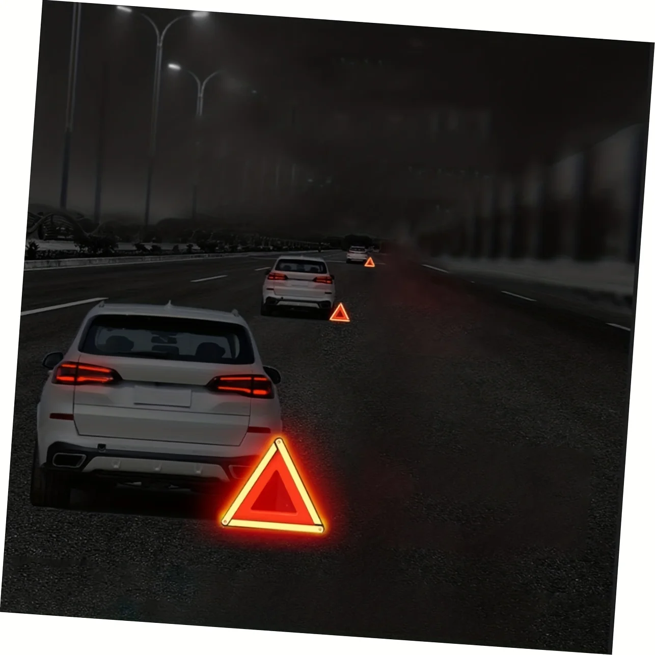 Sicherheits warn dreiecke Auto Notfall Kit Stativ Auto Flagge – Bild 5