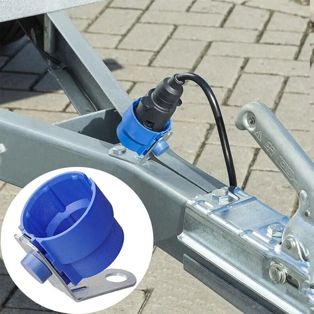 Park deckel anhänger stecker halter für 7 und 13 pin anhänger stecker fixer halterung für anhänger rv lkw