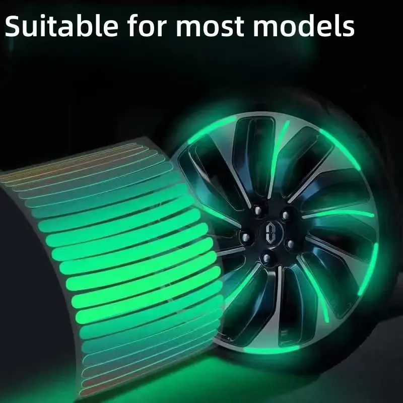 Reflektierende Auto-Rad-Aufkleber, Nacht-fluoreszierende – Bild 2