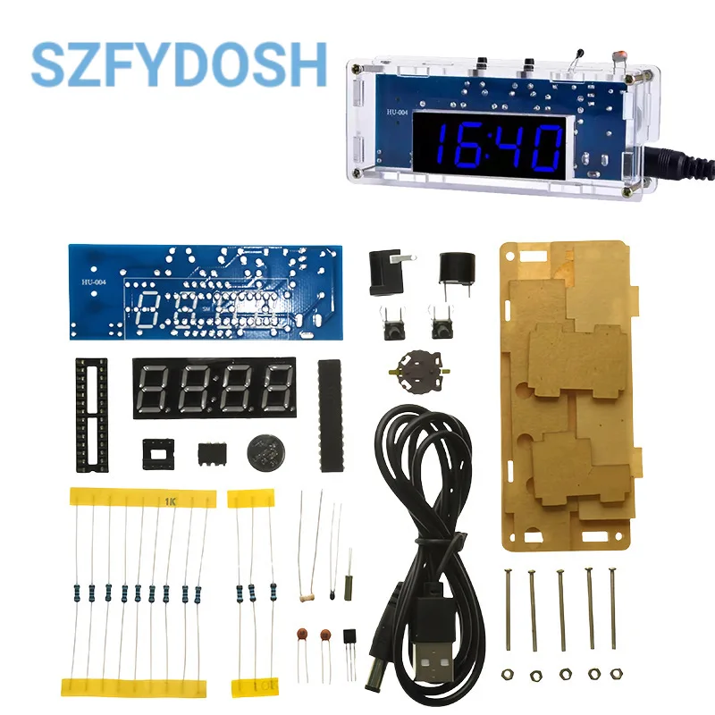 Elektronisches Uhren-Set - lichtempfindliches LED-Display – Bild 4