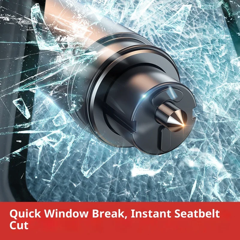 Auto-Fensterbrecher, Sicherheitsgurtschneider, multifunktionaler – Bild 5