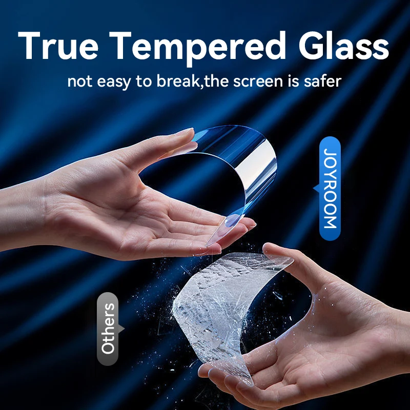 Joyroom 1/2/3 Stück HD-Glas-Displayschutzfolie für iPhone 18 17 16 15 – Bild 2