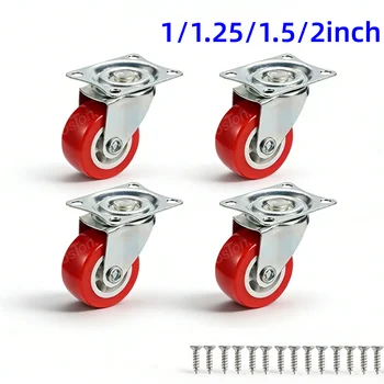 Universal-Lenkrad, robuste Lenkrolle, Kapazität, verschleißfestes PVC, industrielles Lenkrad (4 Stück)
