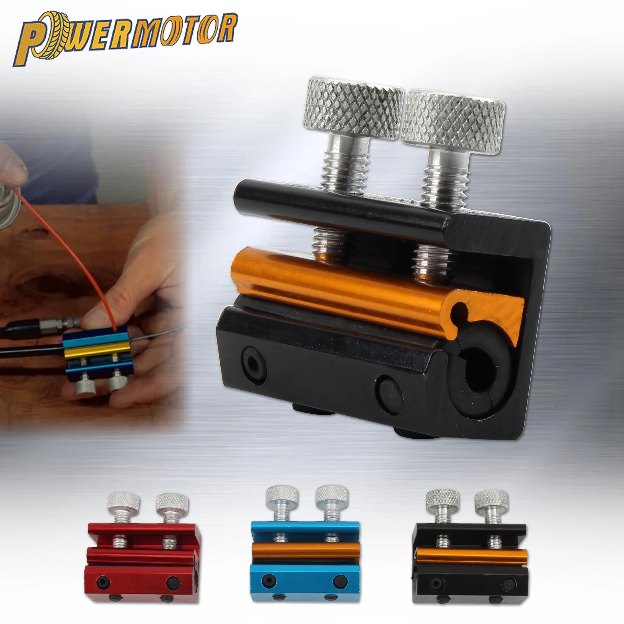 Motorrad Dual Kopf Öl Klemme Kabel Öler Brems Kabel Öler Dirt Bike Motocross Roller Reinigung Wartung Werkzeug
