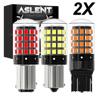 1156 BA15S P21W BAU15S PY21W 7443 W21/5W T20 7440 W21W WY21W 1157 P21/5W BAY15D 54 Led-lampen CanBus (2 Stück)