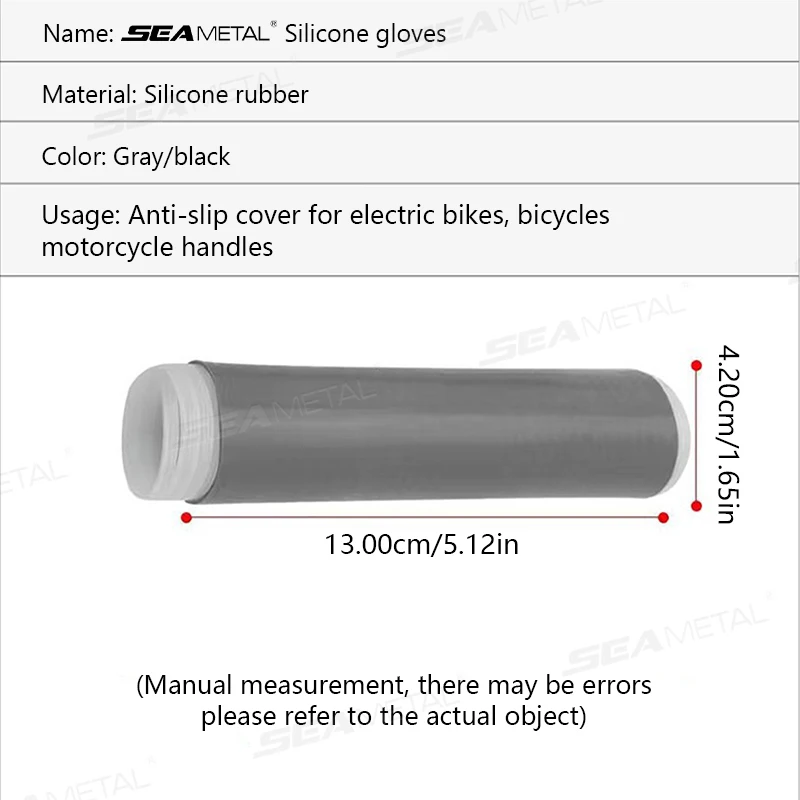 SEAMETAL Selbstschrumpfende Motorrad-Lenkerabdeckung, Silikon – Bild 6