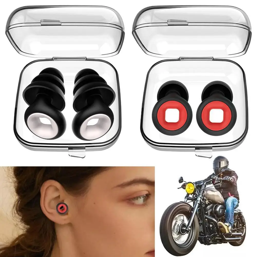 Motorrad Noise Reduction Ohrstöpsel Anti-lärm Mute Ohrstöpsel Motorrad Ausrüstung Schlaf Schalldichte