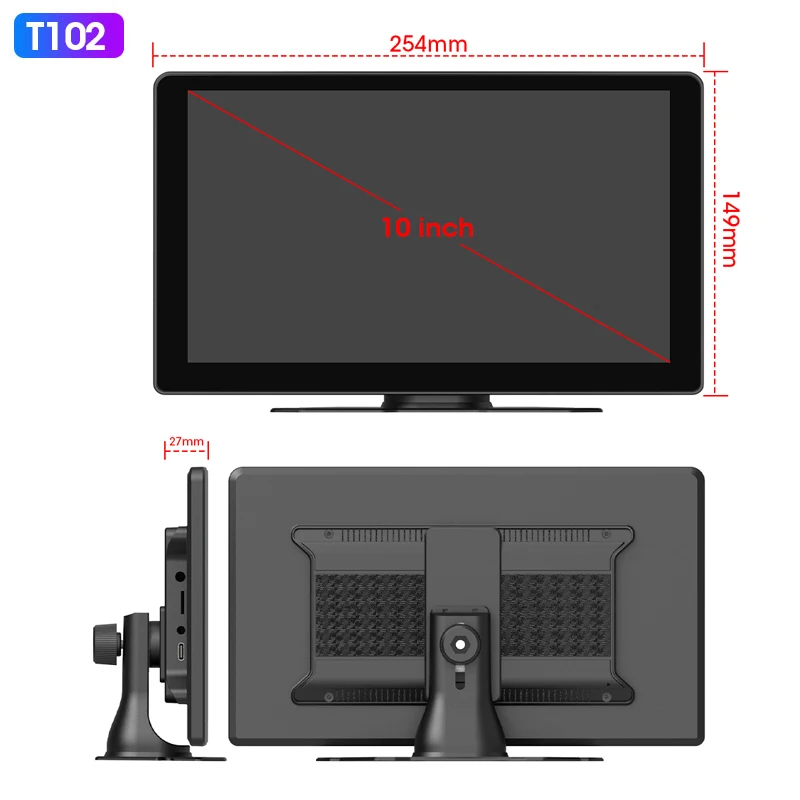 7/10 Zoll Carplay Car Smart Screen Multimedia-Videoplayer Drahtloses – Bild 6