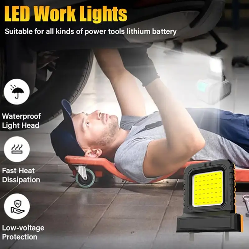 LED-Arbeitsleuchte für Makita für Milwaukee für Dewalt für Bosch – Bild 4