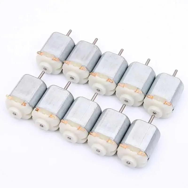 130 Micro DC Motor 3V-6V 8000 U/min Miniatur-Elektromotor Vierradmotor – Bild 2