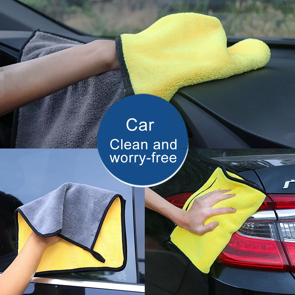 Mikrofaser Handtuch Auto Mikrofaser Tuch Waschen Handtuch Mikrofaser – Bild 5