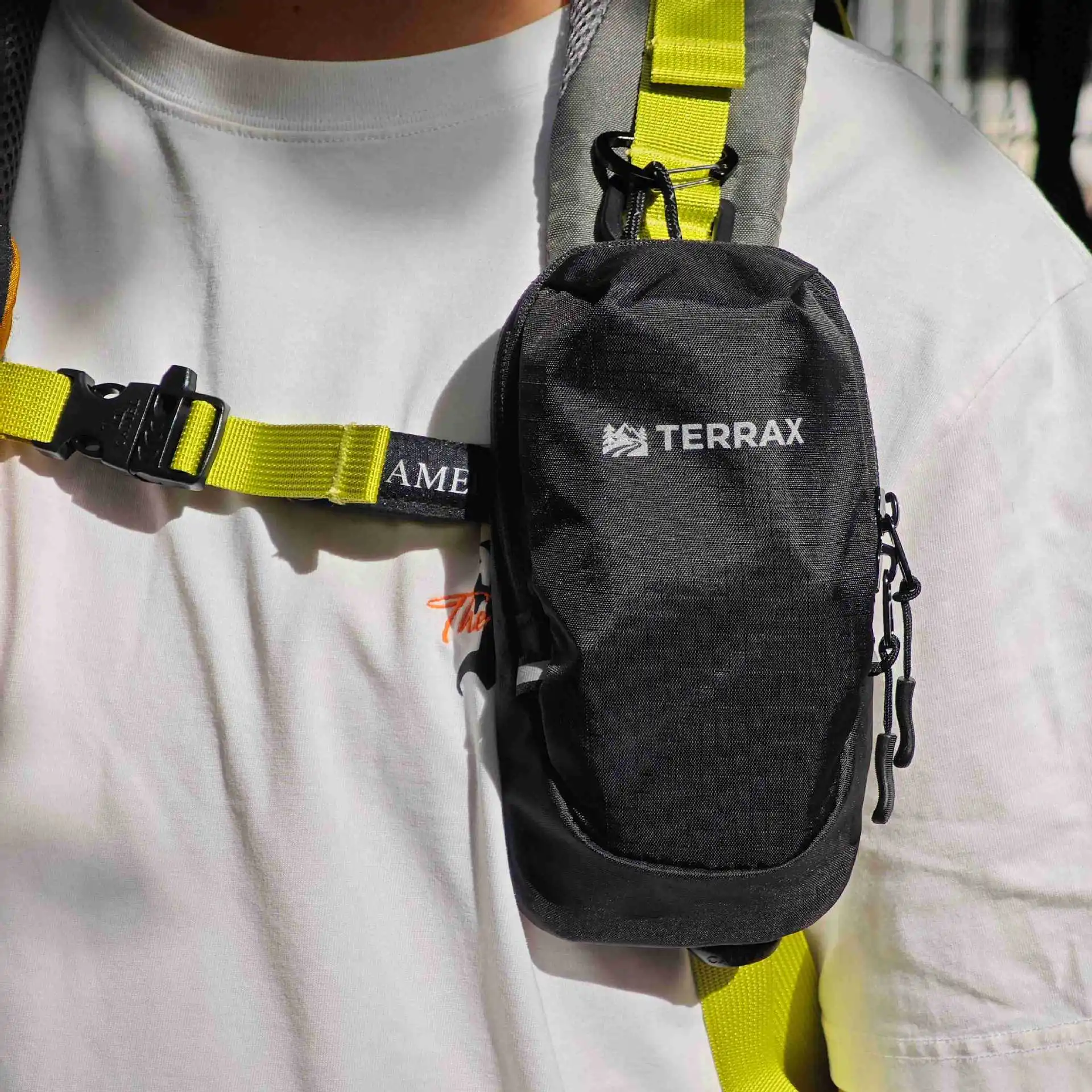 Outdoor-Armtasche, multifunktionale Wander-Aufbewahrungstasche, Wasserflaschen- und Handytasche