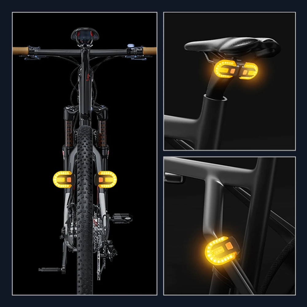 Fahrrad-Blinker-Rücklicht Wiederaufladbare LED-Lampe MTB – Bild 6