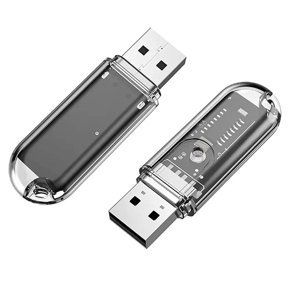 Auto Bluetooth 5,3 USB Sender Empfänger Freisprechen Anruf Power Car Kit Auto Stereo Wireless Audio Adapter FM