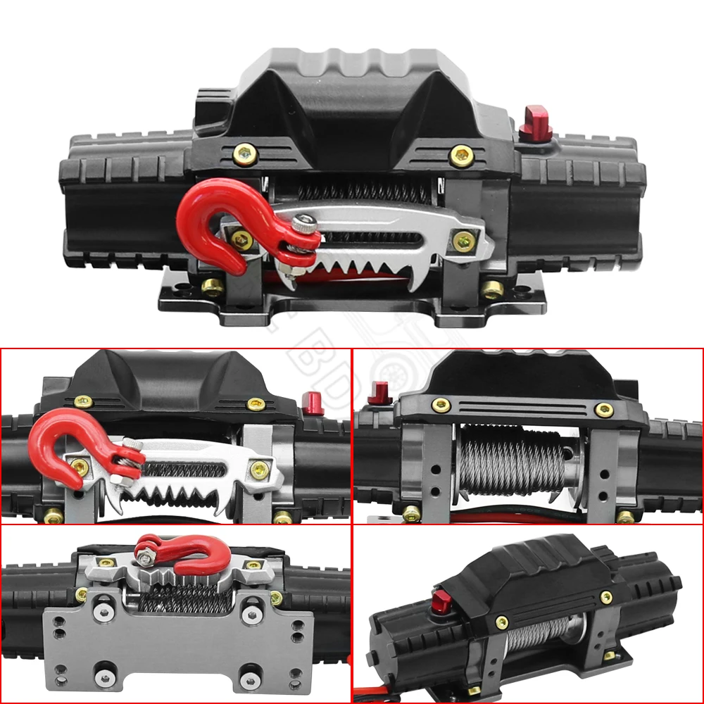 RC Metall Automatische Doppel Motor Simulierte Winde Für 1/10 RC – Bild 5