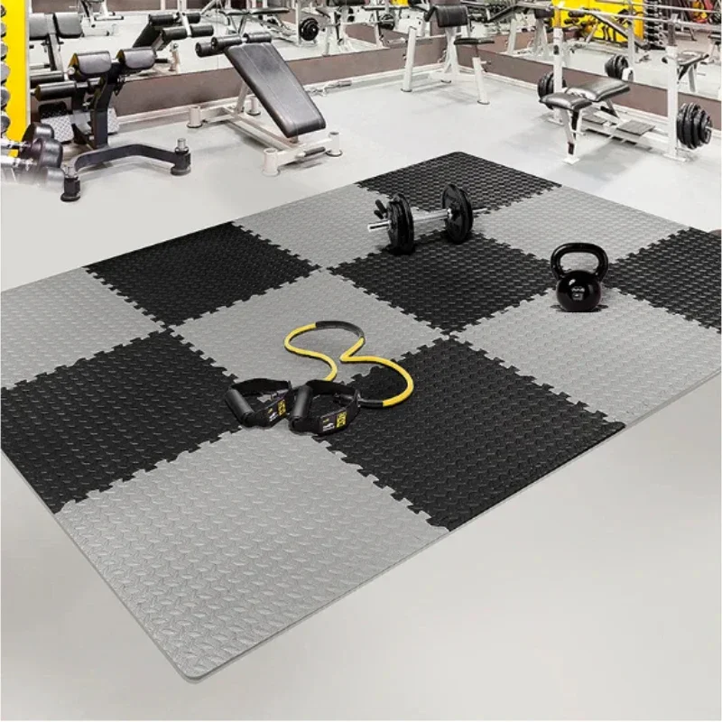 Schaumstoff Fitness rutschfeste Yogamatte Fitness Bodenfliesen – Bild 6