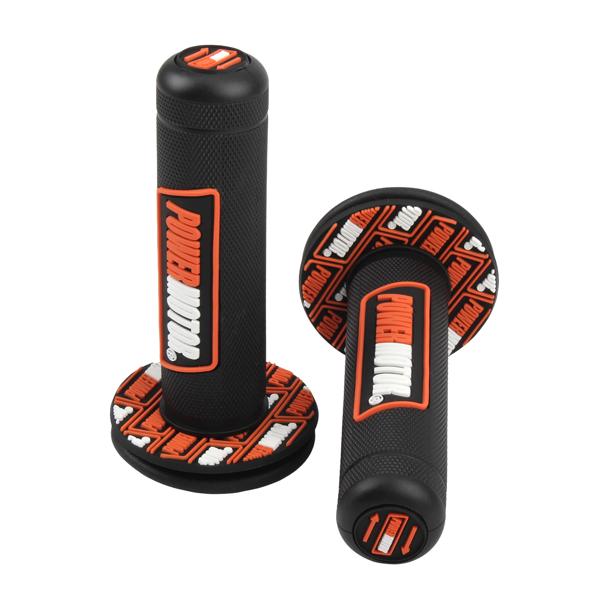 Motorrad Lenkergriffe 24/22mm Universal Gummi-Gel Handgriffe – Bild 3