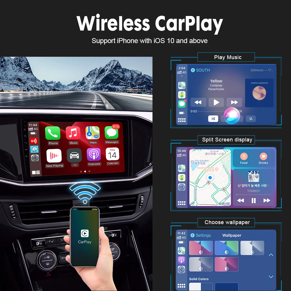 CarlinKit Kabelgebundener oder kabelloser CarPlay-Adapter – Bild 4