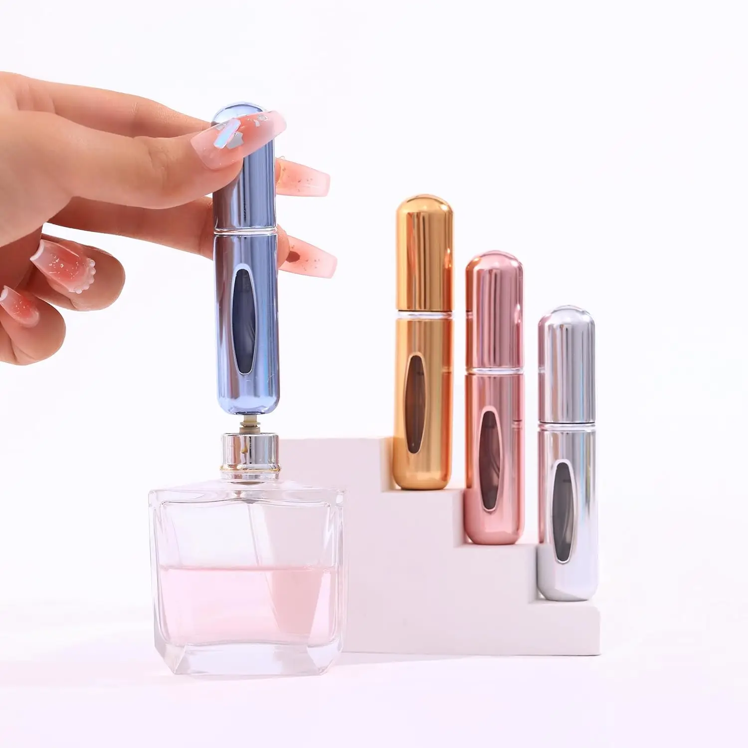 5ml Spray Duft Pumpe Parfüm Flasche Nachfüllbare Spray (5 Stück) – Bild 3
