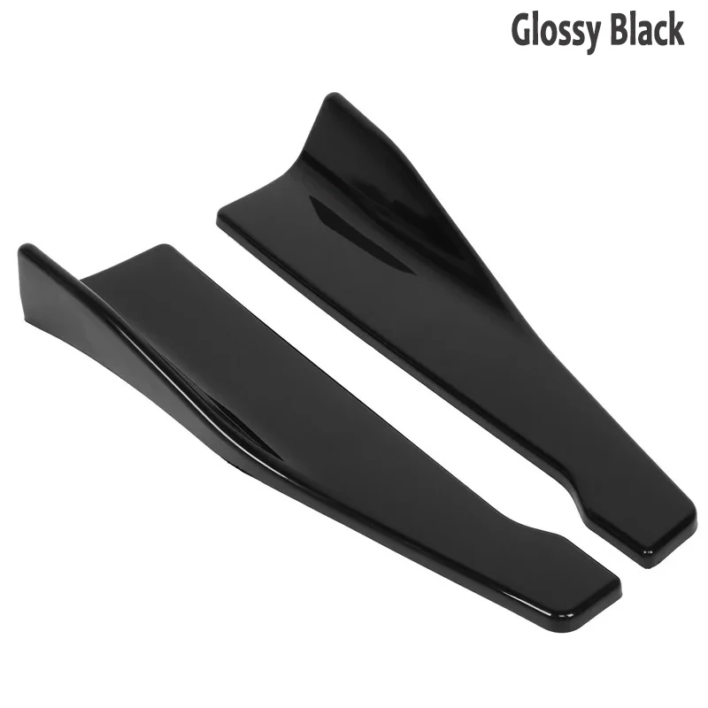 48CM Seite Röcke Für Autos Universal Stoßstange Spoiler Splitter Schutz Für BMW F20 E90 Für Audi Für VW Golf