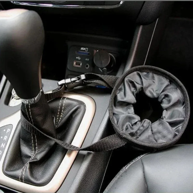 Universal Auto Müll Tasche Rücksitz Kopfstütze Wurf Müll Müll Kann – Bild 4