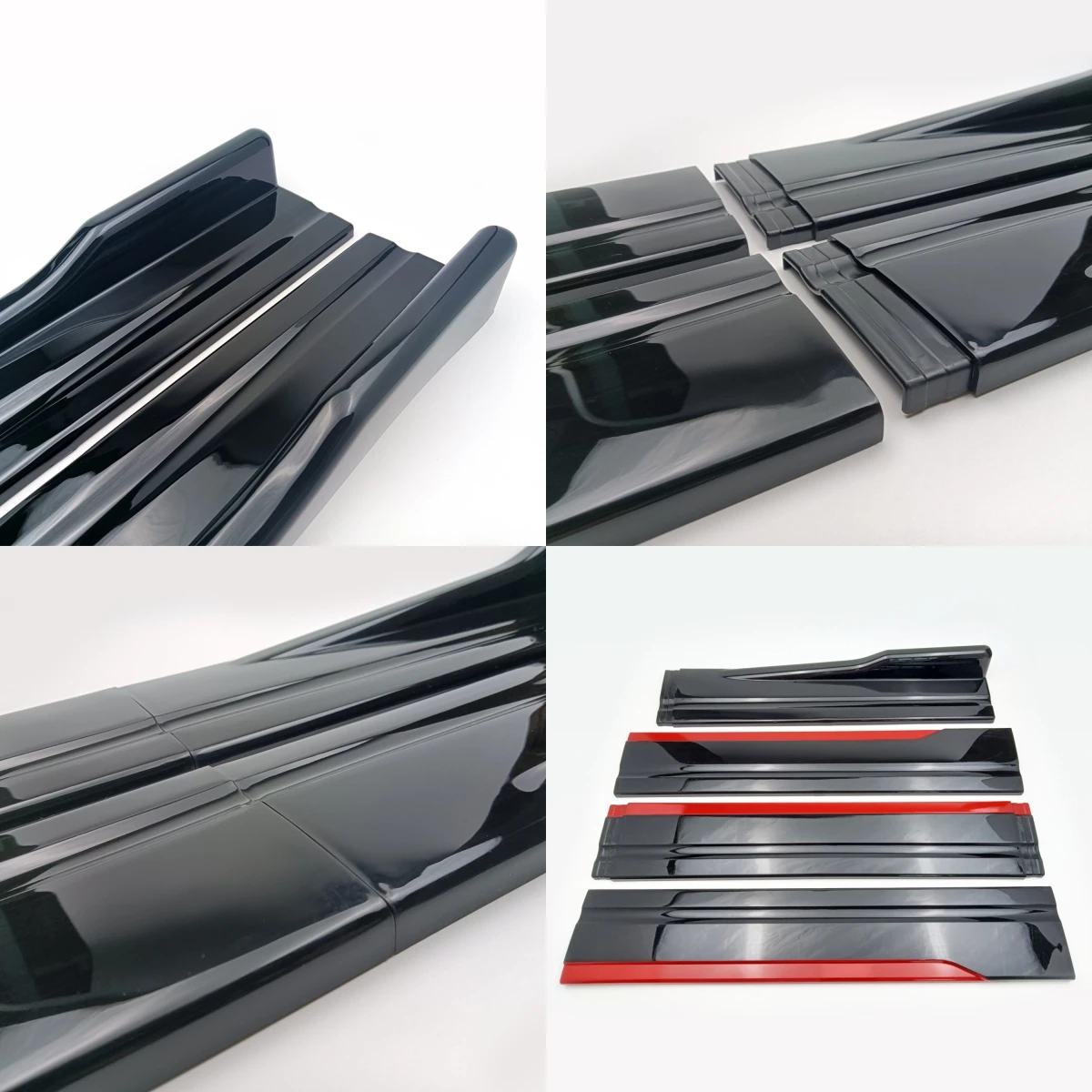 Universal Auto Seite Rock 8 Stück Winglet Splitter Lip Seite Spoiler – Bild 5